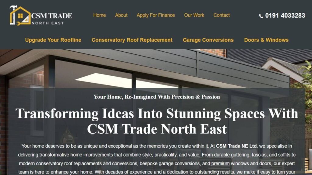 CSM Trade North East Hero