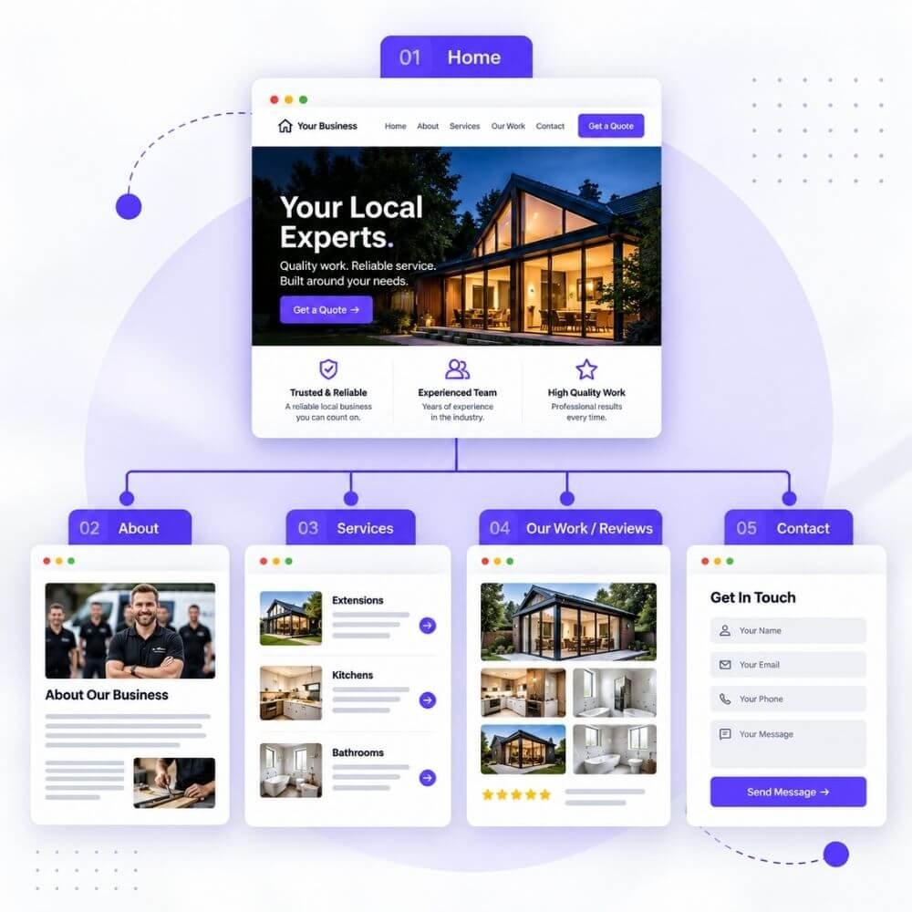 Essential Website Sitemap Infographic